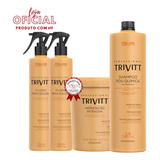 Kit Trivitt Com 2 Fluidos E Shampoo 1l + Hidratacao 1kg