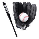 Set Beisbol Infantil Bate Aluminio+guante+ Pelota   Mnr