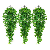 3pcs Artificial Hanging Plants For Wall Indoor Air .