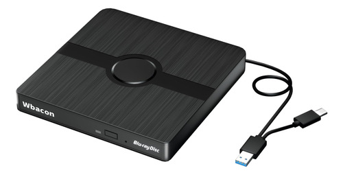 Unidad De Blu-ray Externa, Reproductor De Bd Con Capacidad R