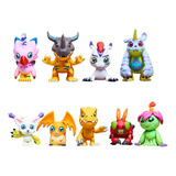 Set 9 Figuras Digimon 5 Cm Juguetes Coleccionables Anime