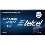 20 Chips Telcel Con Saldo Vigente Lada Cdmx Activados 