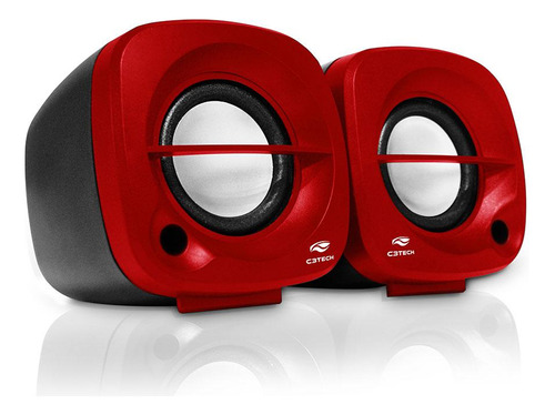 Speaker Caixa De Som 2.0 Sp-303rd C3tech 3w Rms Usb P2
