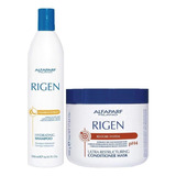 Kit Alfaparf Rigen Restructuring - Sh 500ml + Másc 500ml