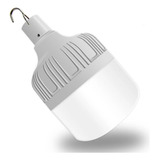 Bombillo Led Recargable Emergencia 3 Modos Alto Brillo 100w Luz Blanco Frío 5v