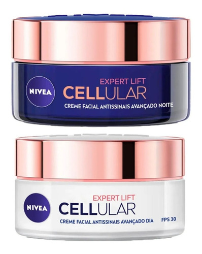 Kit Nivea Creme Antissinais Cellular Expert Lift Dia + Noite