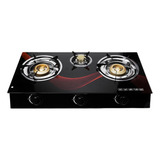 Cocina Encimera A Gas Vidrio Templado Line 3 Platos Regular