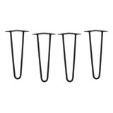 Pata Metalica Tipo Hairpin 20 Cm (pack4 Unidades)