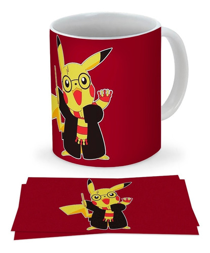 Mug Pocillo Harry Potter Pikachu