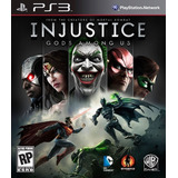 Injustice Gods Among Us Juego Ps3 Original Playstation 3