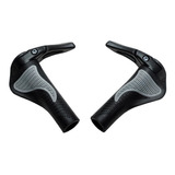 Manopla Punho Anatômico Com Bar End -apoio De Guidão Bike M2 Cor Preto