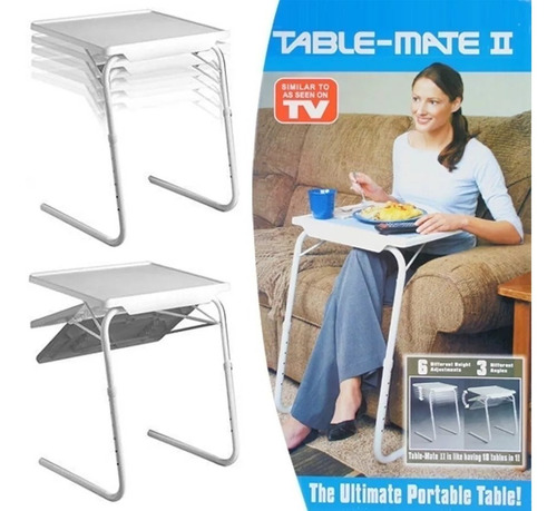 Mesa Auxiliar Portatil Table Mate 2 Como En Tv Plegable