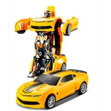 Transformer Auto Robot Convertible Luz Sonido Bumblebee