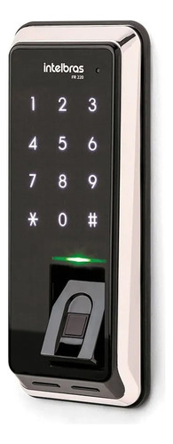 Fechadura Digital De Sobrepor Com Biometria Intelbras Fr220