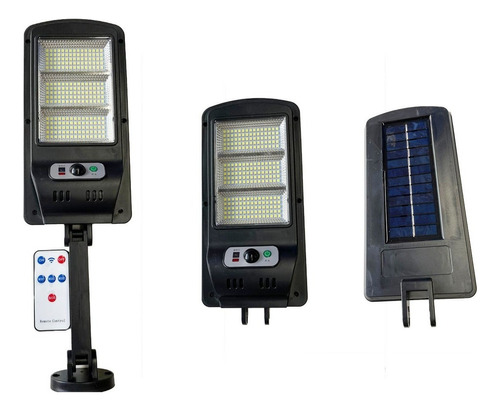 Foco Solar Led Con Sensor De Movimiento Y Soporte