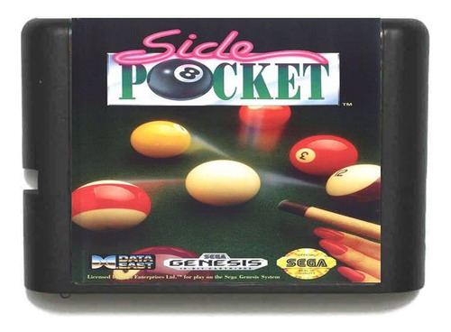 Jogo De Mega Drive, Side Pocket, Sega