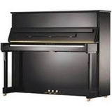 Piano Bechstein B 124 Impossant Negro Poliester