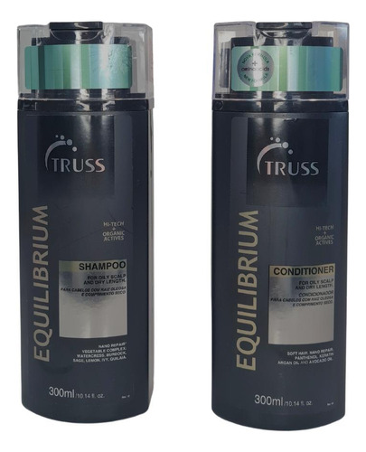  Kit Truss Equilibrium Shampoo 300mls + Condicionador 300mls