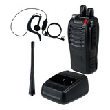 Walkie Talkie Radio Recargable Con Manos Libres Portatil 1pz