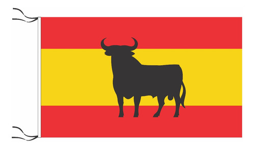 Bandera De España Con Toro Osborne 150 X 90 Cm