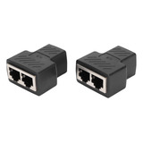 2 Uds Divisores Ethernet Rj45 Interruptores Ethernet De 1 A