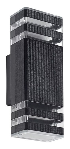 Bidireccional Exterior Aluminio Box Duo Apto Led Gu10 