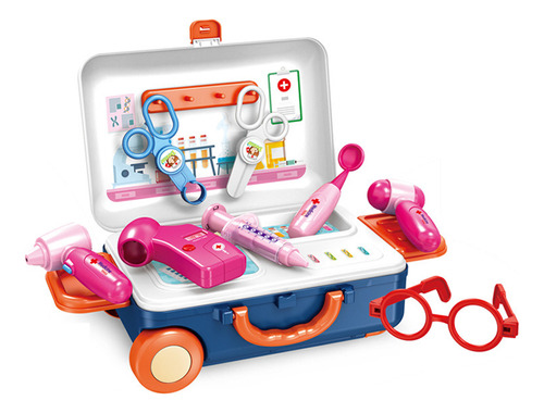  Maletin De Juguete Médico Juego Accesorios Doctor  Niños