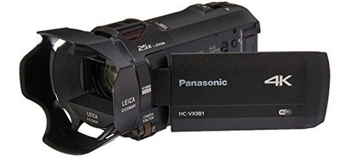Cámara De Video Panasonic Hc-vx981 2.3'' 4k Uhd 20x -negro
