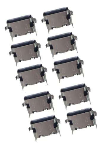 Kit Com 10 Conectores De Carga Compatível Com Galaxy A20s