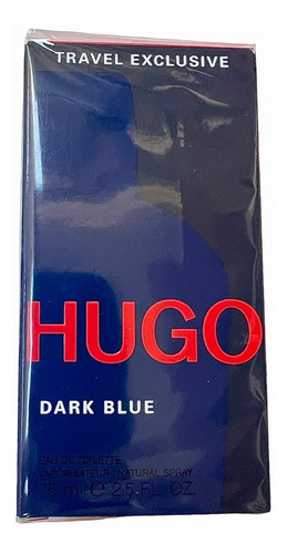 Perfume Hugo Boss Dark Blue Hombre 75 Ml Original Travel