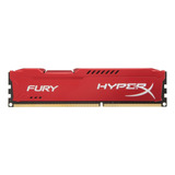 Memoria Ram Fury Gamer Color Rojo  8gb 1 Hyperx Hx316c10fr/8