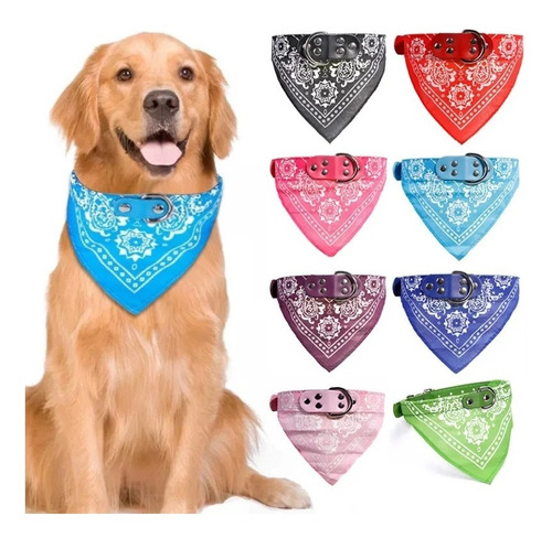 Collar Bandana Pañoleta Para Mascotas Perro,gato Talla L