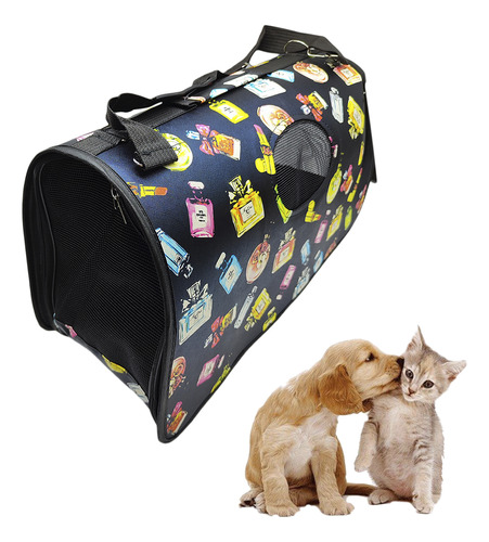 Bolso Transportador Grande Perro Gato Mascota Premium