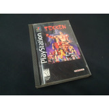 Ps1 Tekken 1 Original Long Box Acrilico Com Manual