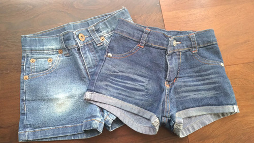 Combo X 2 Shorts Jean Nena