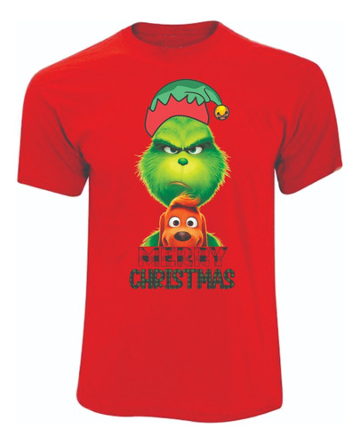 Camisetas Navideñas Navidad El Grinch Merry Christmas Max M2