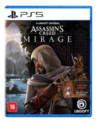 Assassins Creed Mirage Ps5 Mídia Física Novo Lacrado