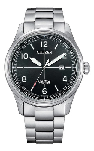 Reloj Citizen Titanium Analog Para Hombre De Acero Bm757080e