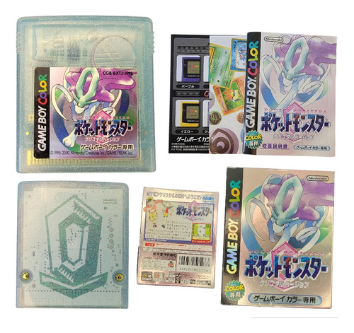 Pokemon Crystal Original Caja Japones Cristal Gbc Gba Poke 