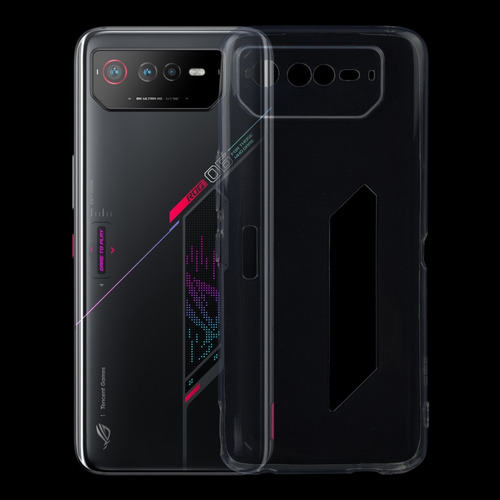 Capa De Telefone Tpu Transparente Para Asus Rog Phone 6