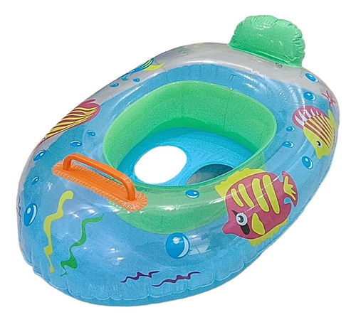 Bote Flotador Bebe Pileta Con Cola Inflable Salvavidas