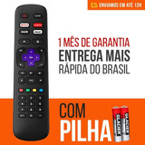 Controle Remoto Compatível Tv Aoc Roku Netflix Smart C/pilha