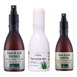 Kit Livealoe Gel Aloe Vera, Água Biológica E Aloe Nutritiva