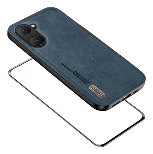 Funda Para Vivo Y03 4g Piel Exfoliante Antigua+mica