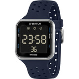 Relogio X-watch Digital Masculino Quadrado Xgppd092w Pxdx