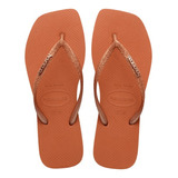 Chinelo Havaianas Quadrada Laranja