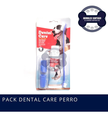Pack Dental Care Cepillo Perro Cachorro Pasta Dental 