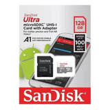 Memoria Micro Sd Sandisk Ultra 128gb Clase 10 