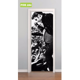 Adesiv0 Decorativo Porta Elvis Presley Rei Do Rock Mod. 280