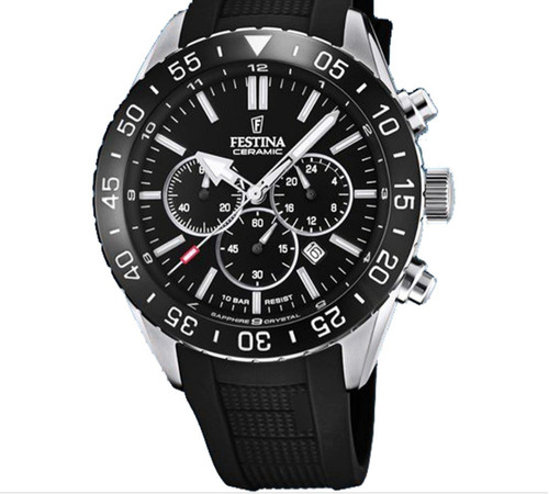 Reloj Festina Ceramic Chrono F20515/2 Agente Oficial